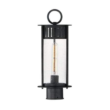 Maxim Lighting Windsor 1-Light Outdoor Post, Black Patina 30630CDBKP